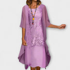 Rachael | Elegant Oversized Mid Sleeve Dress 2