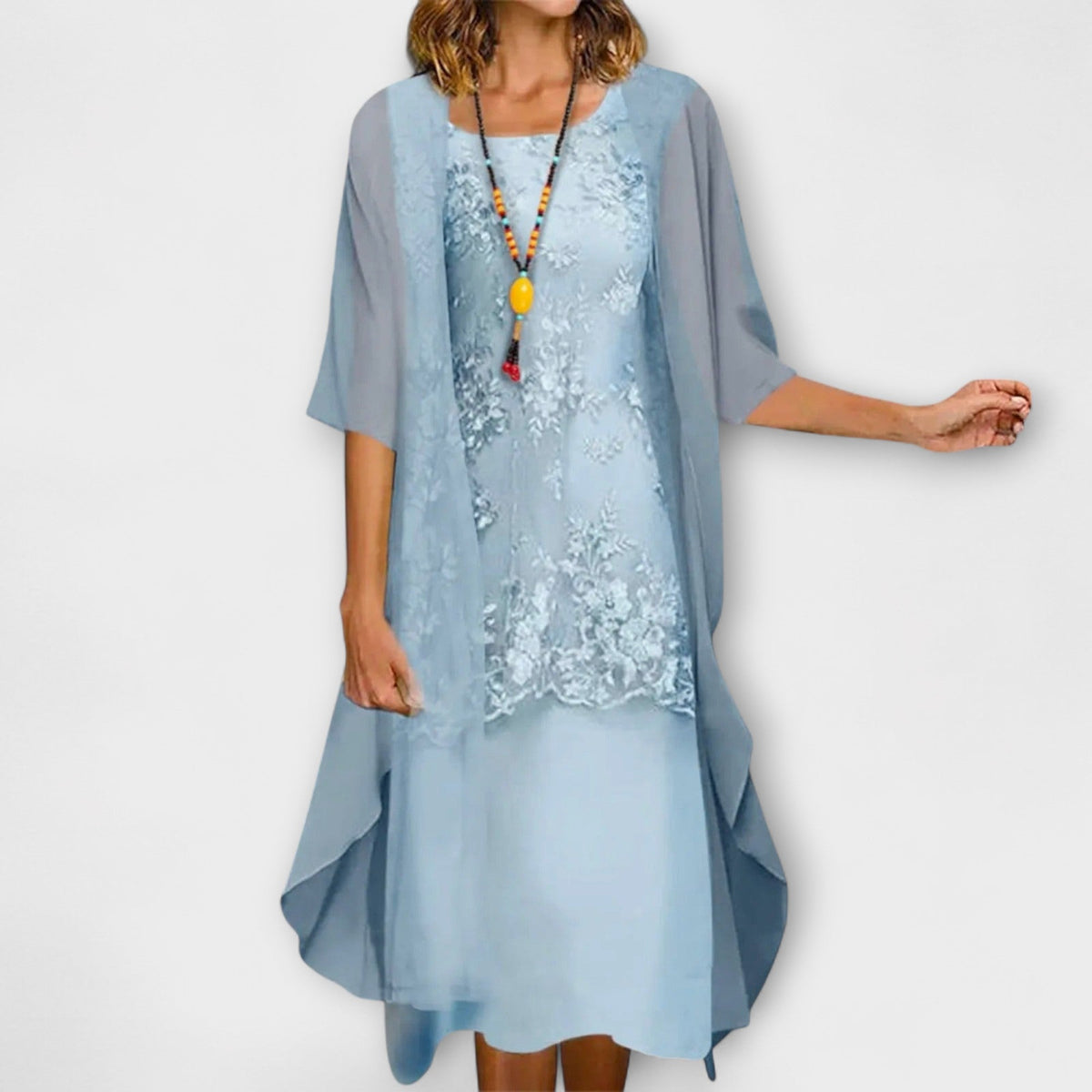 Rachael | Elegant Oversized Mid Sleeve Dress 3