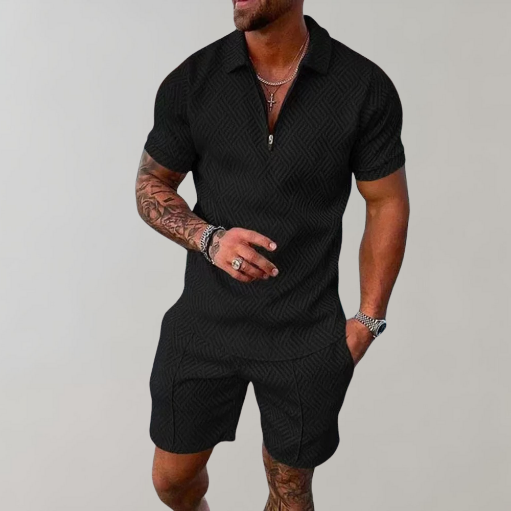 Rupert | Stylish Casual Polo Shirt and Shorts Set 1