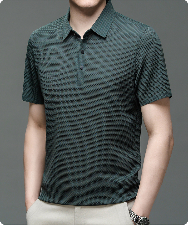 Hadrian | Stylish Button-Up Polo Shirt 11