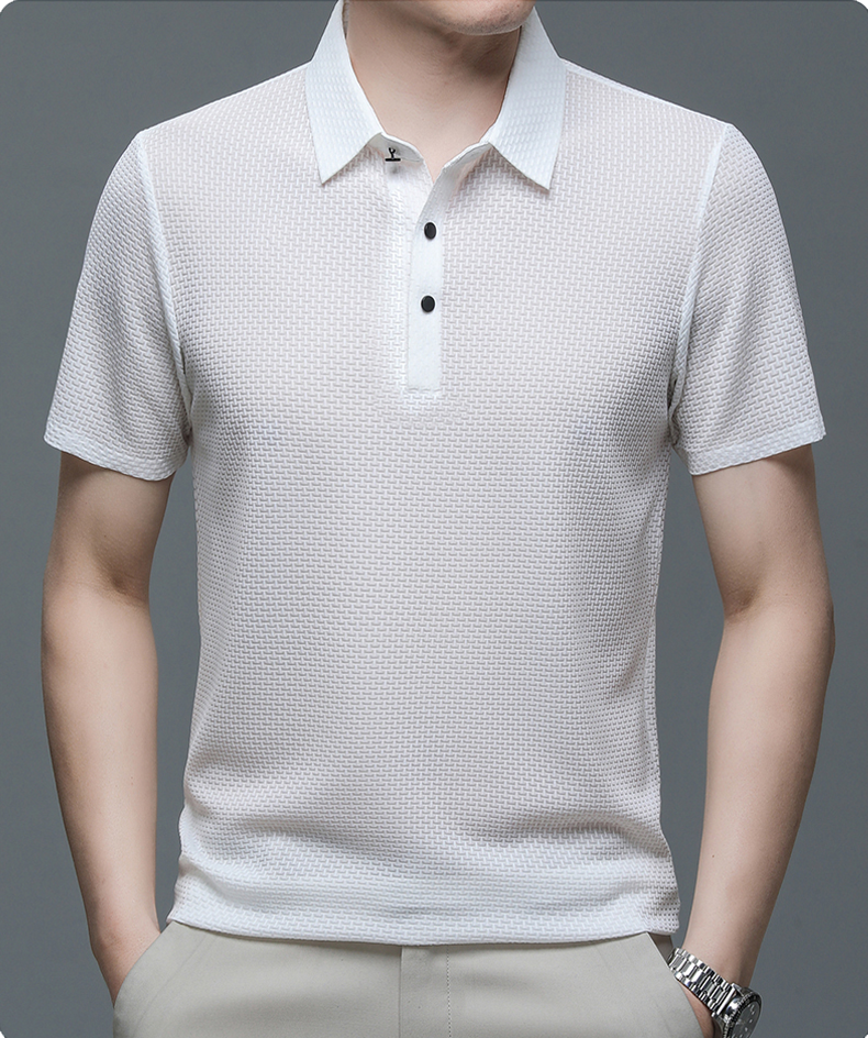 Hadrian | Stylish Button-Up Polo Shirt 14