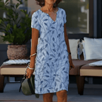 Georgina | Graceful V-Neck Midi Dress 2