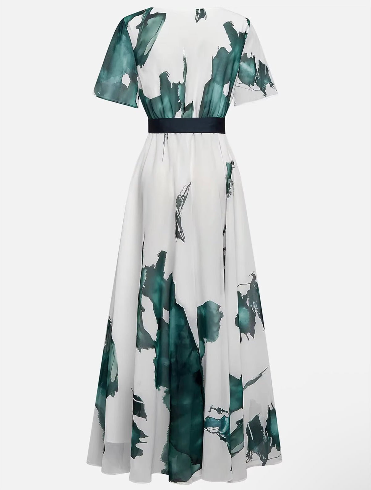 Winona | Watercolor Print Long Dress 5