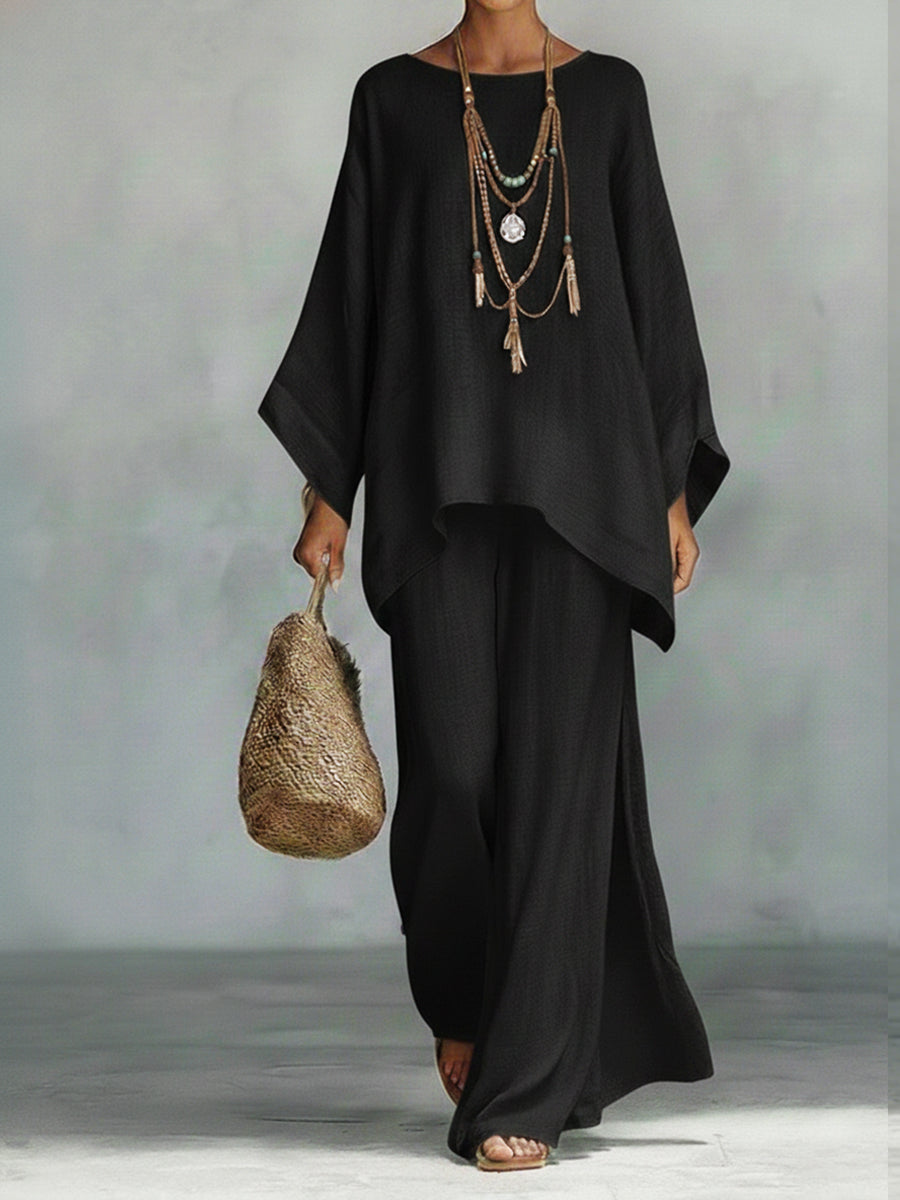 Jacqui | Elegant Wide Sleeve and Pant Set 5