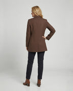 Women's Double-Breasted Blazer Dress with Notched Lapels 5