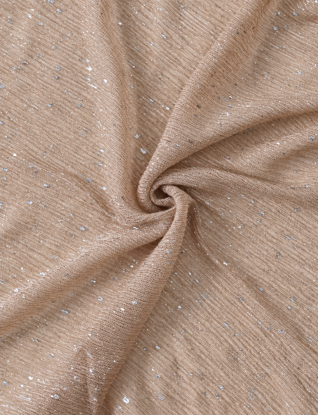 Ravellu women’s sparkle cropped bolero — Fabric detail