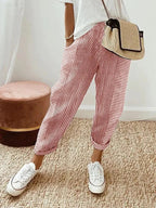Rosie | Relaxed Striped Summer Pants 1