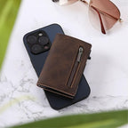 RFID-Blocking Slim Wallet with Card Slide Mechanism 6