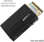 RFID-Blocking Slim Wallet with Card Slide Mechanism 8