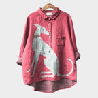 Briar | Stylish Dog-Print Blouse 2