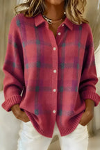 Camellia | Elegant & Cozy Checkered Cardigan 5