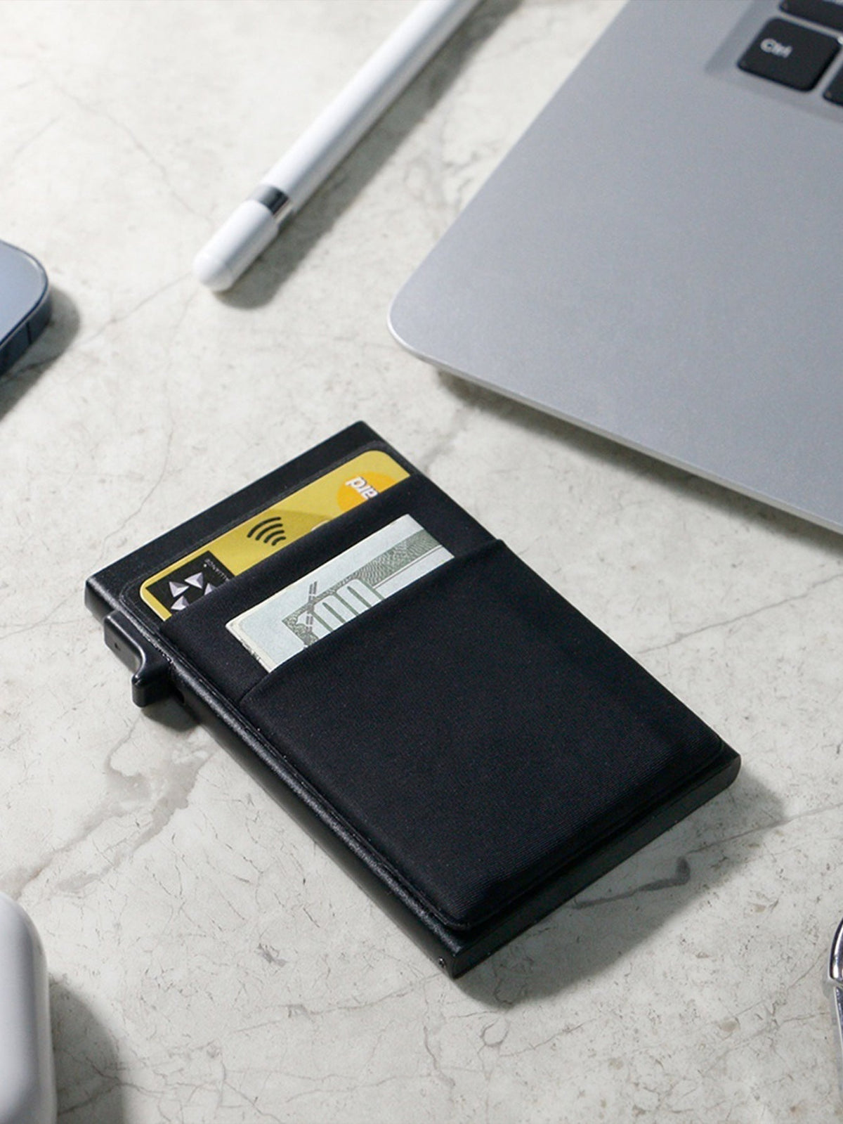 RFID Blocking Card Holder Slim Metal Wallet for Men 17