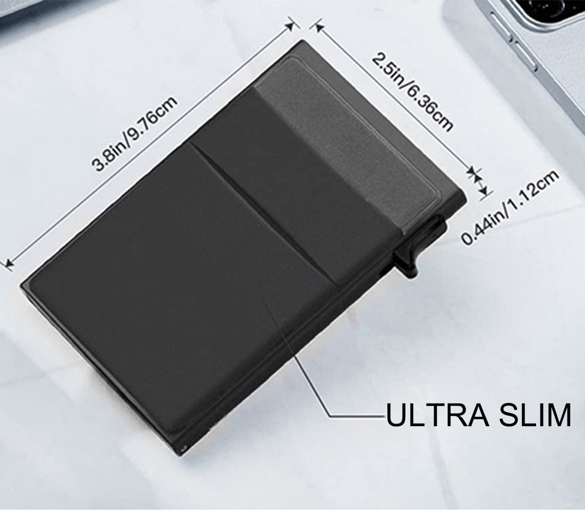 RFID Blocking Card Holder Slim Metal Wallet for Men 18