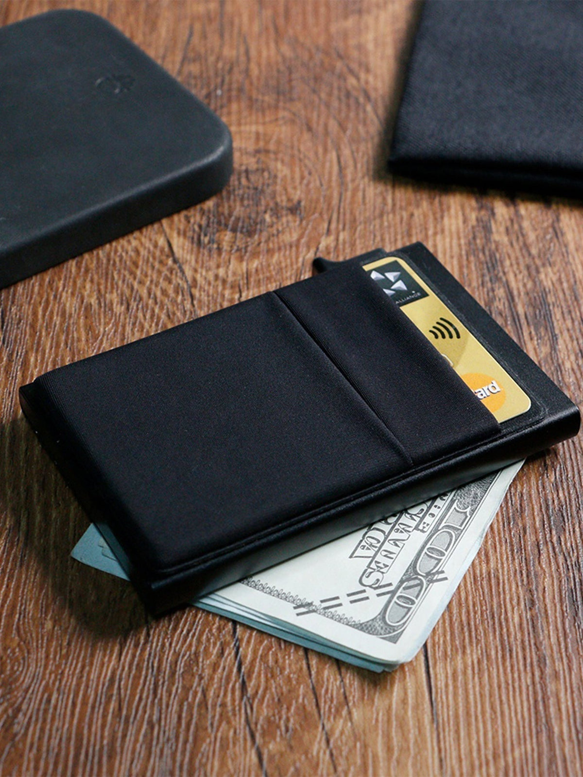 RFID Blocking Card Holder Slim Metal Wallet for Men 16