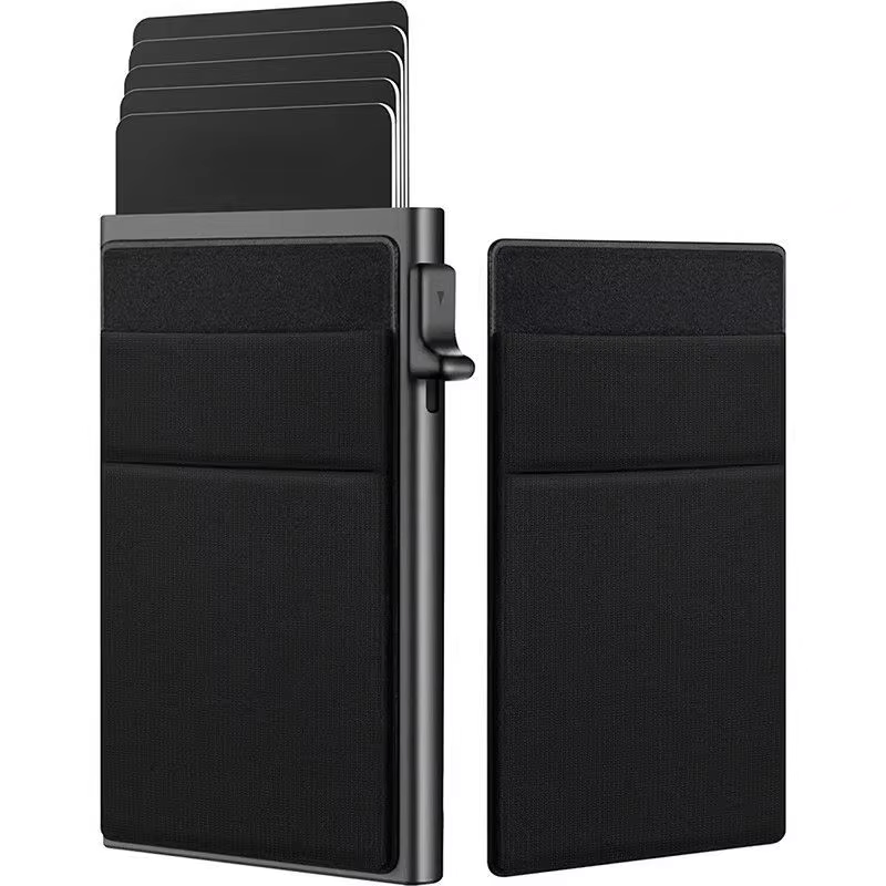 RFID Blocking Card Holder Slim Metal Wallet for Men 9