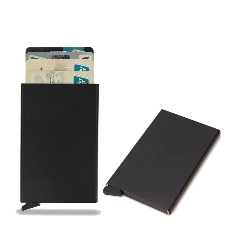 RFID Blocking Card Holder Slim Metal Wallet for Men 5