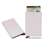 RFID Blocking Card Holder Slim Metal Wallet for Men 8