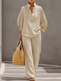Adelaide | Classic Wide Sleeve and Pant Set 1