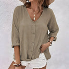 Bonnie | Casual Relaxed Button-Up Blouse 7