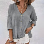 Bonnie | Casual Relaxed Button-Up Blouse 4