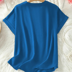 Margaux | Stylish Mid Sleeve V-Neck Blouse 7