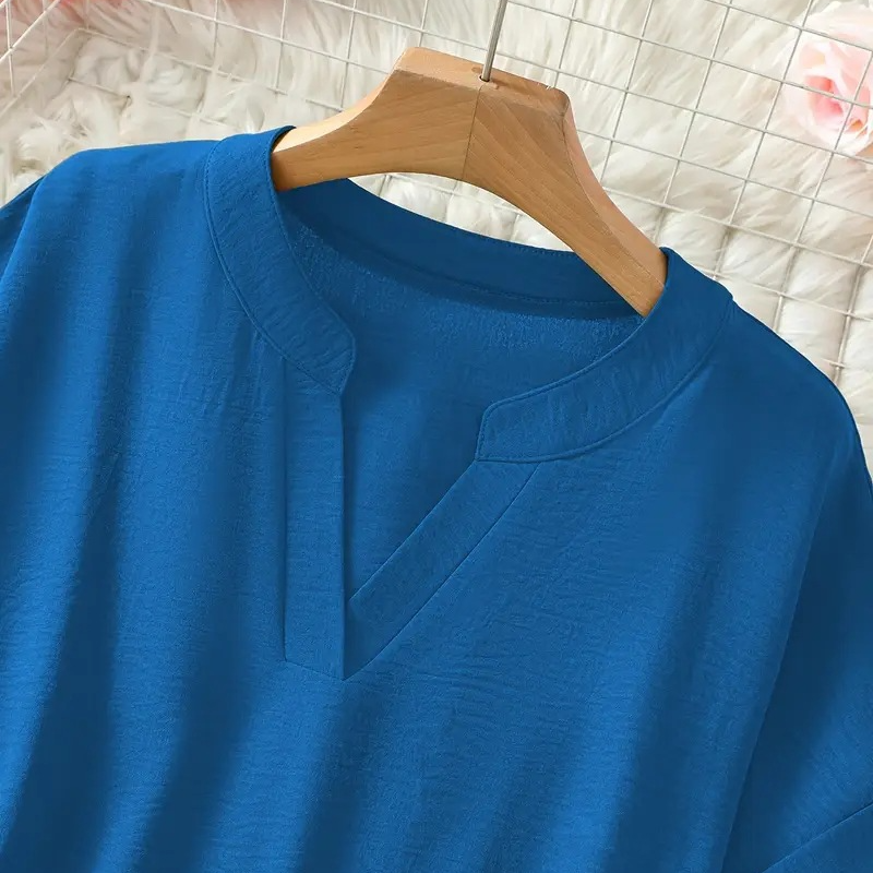 Margaux | Stylish Mid Sleeve V-Neck Blouse 8