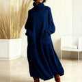 Women's Turtleneck Sweater Dress with Side Pockets 5