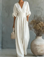 Genevieve | Elegant Wide-Leg Jumpsuit 4