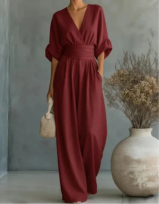 Genevieve | Elegant Wide-Leg Jumpsuit 8