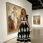Arabella | Elegant Embroidered Summer Dress 10