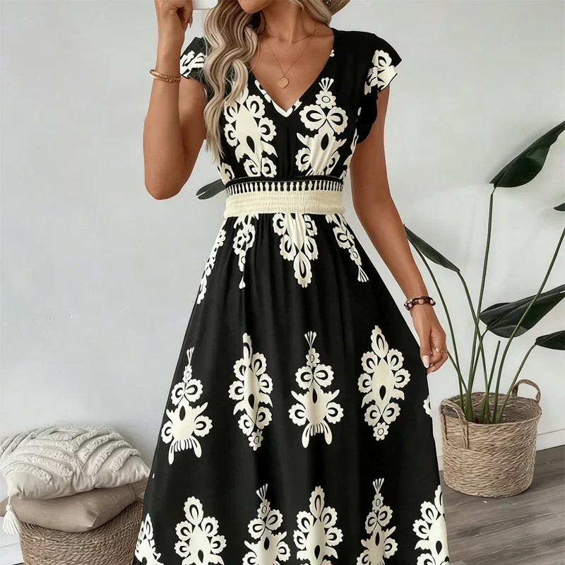 Arabella | Elegant Embroidered Summer Dress 12