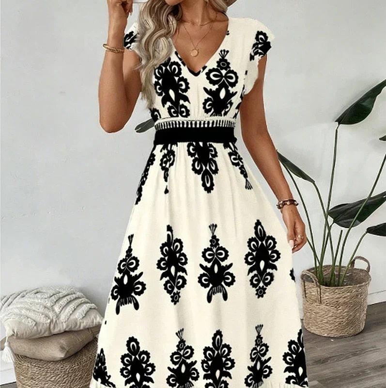 Arabella | Elegant Embroidered Summer Dress 14