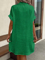 Araminta | Timeless V-Neck Blouse Dress 13
