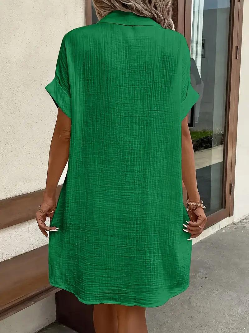 Araminta | Timeless V-Neck Blouse Dress 13