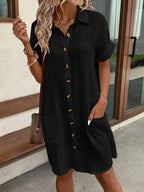 Araminta | Timeless V-Neck Blouse Dress 8