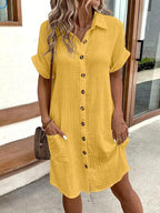 Araminta | Timeless V-Neck Blouse Dress 19