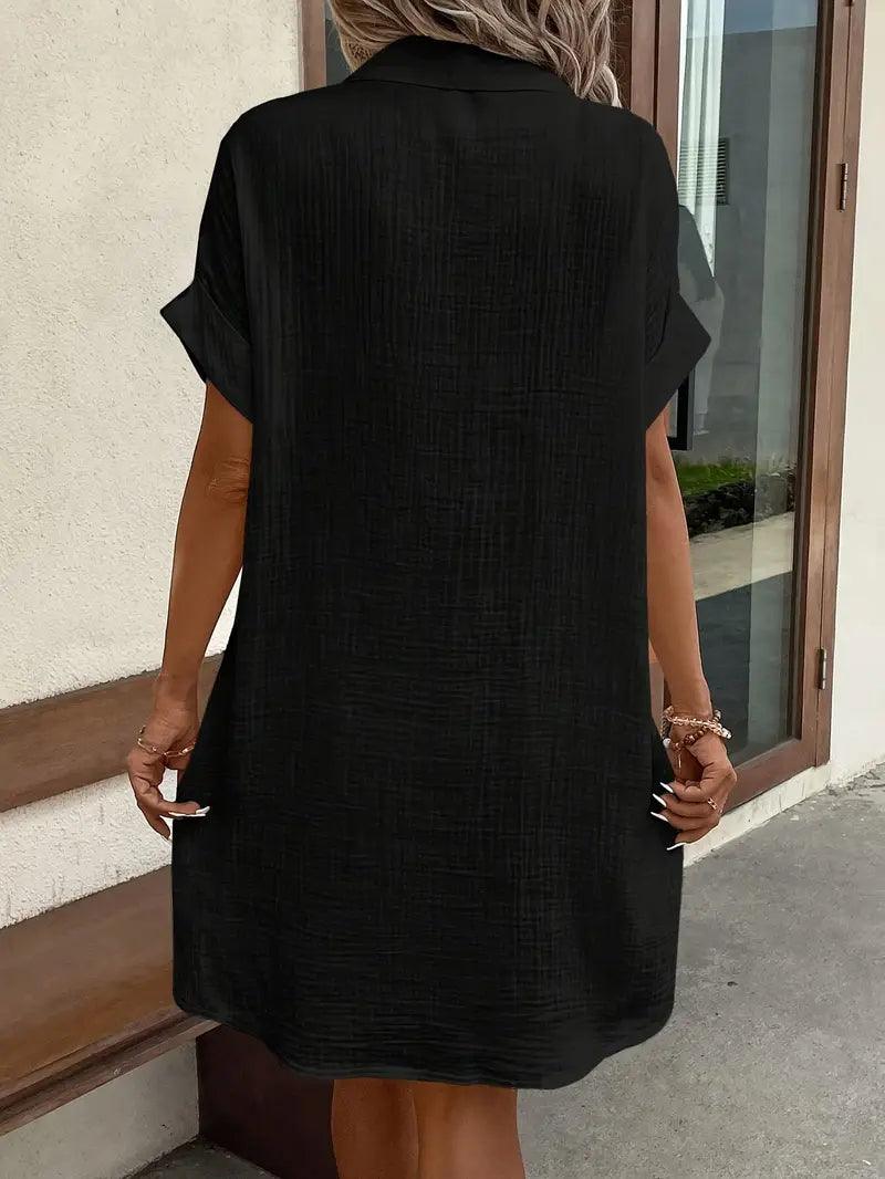 Araminta | Timeless V-Neck Blouse Dress 9