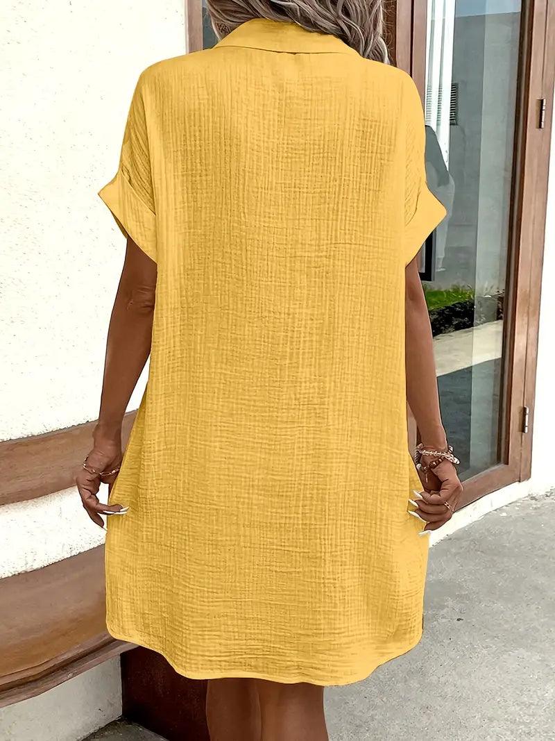 Araminta | Timeless V-Neck Blouse Dress 21