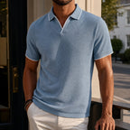 Zeke | Classic Collar Knit Polo 1