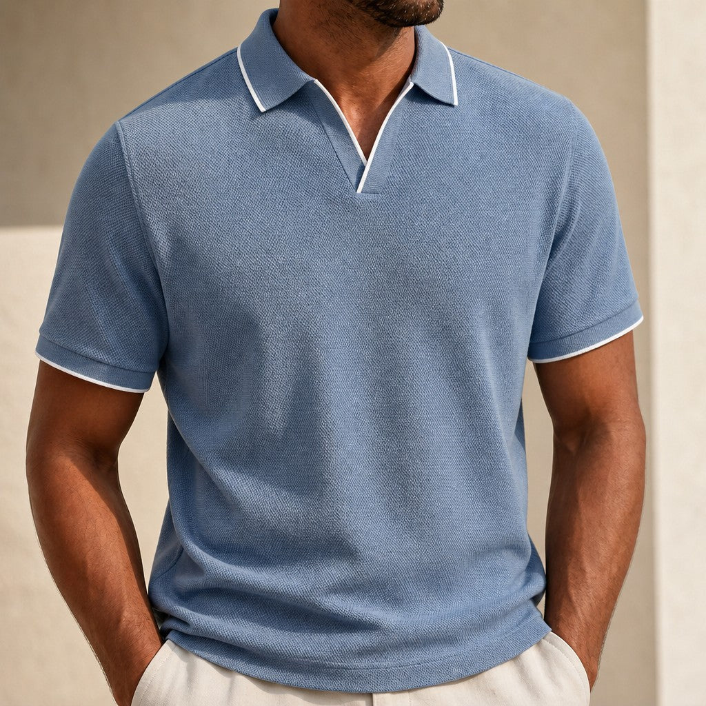 Zeke | Classic Collar Knit Polo 4