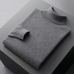 Men's Turtleneck Sweater Long Sleeve Relaxed Fit 4
